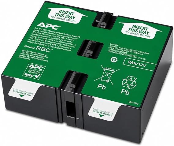 APC Genuine UPS Replacement Battery APCRBC123 for Model SMT750RM2UC BX1350M