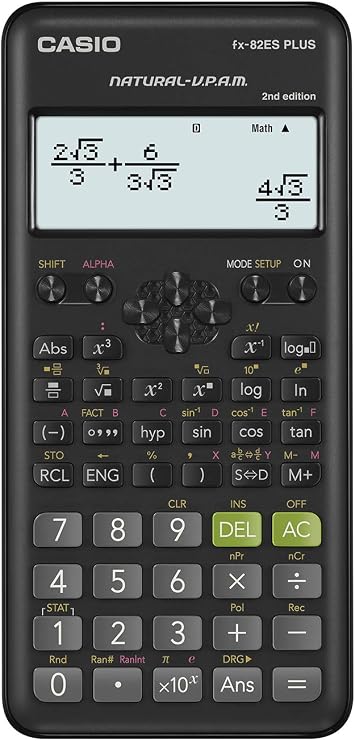 Casio fx-82ES Plus 2nd Edition Scientific Calculator - Black