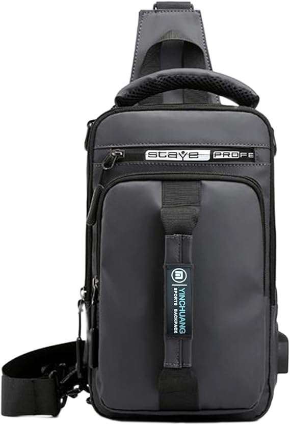 Sling Bag Crossbody Backpack for Men Women 2024 New Sling Backpack Hiking Daypack Multipurpose Cross Body Chest Bag