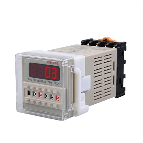 DH48s-1z Time Controller Digital Display time Relay Timer with Pause Zero clearing Contact(ACDC12V)