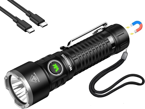 Wurkkos TS28 3200lm Rechargeable LED Flashlight, IPX8 Waterproof Torch