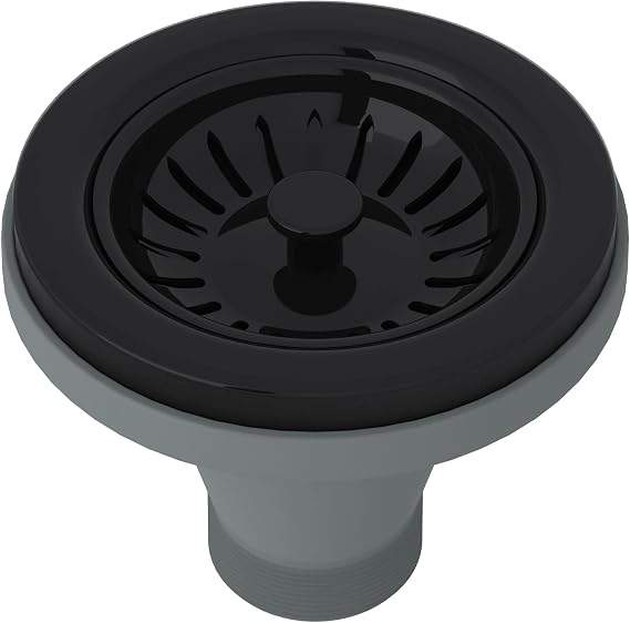 ROHL 735BK Manual Basket Strainer w/o Remote Pop-Up