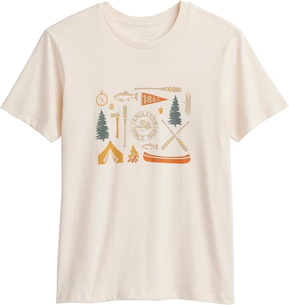 Pendleton Women's Western Graphic T-Shirt, 100% Cotton Tee