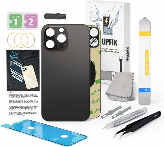 Back Glass Replacement for iPhone 14 Pro Max with Repir Tools