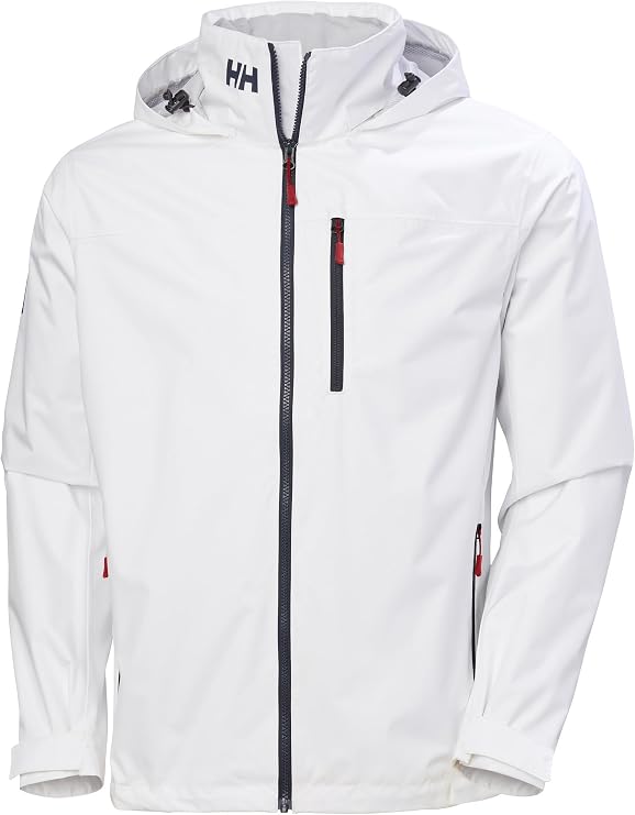 Helly Hansen Crew Hooded Jacket 2.0 White LG