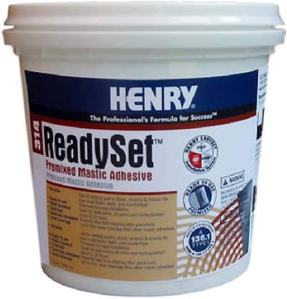Henry 314 Premixed Mastic Adhesive 1 QT Ready Set