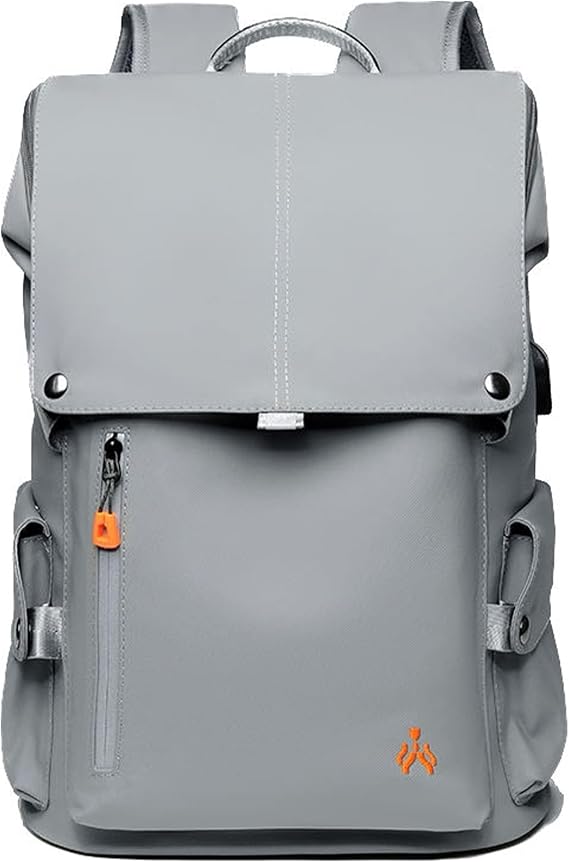 Men's Rucksack, Business Backpack, Rucksack, 15.6 Inch PC Laptop Backpack, Multifunctional, USB Charging Port, Anti-Theft, Waterproof, Water Repellent, Scratch Resistant, For Work, Business
