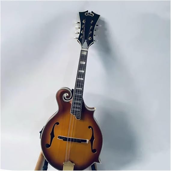 Mandolin, Electric Mandolin, Professional And Durable, 4-String, Maple Top And Back, Steel Or Bronze Strings