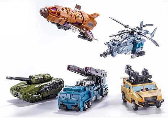 Deformation Toys Combiner Set 5 in 1 Small Scale Action Figure Model