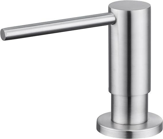 Soap Dispenser for Kitchen Sink Brushed Nickel, Kitchen Sink Soap Dispenser
