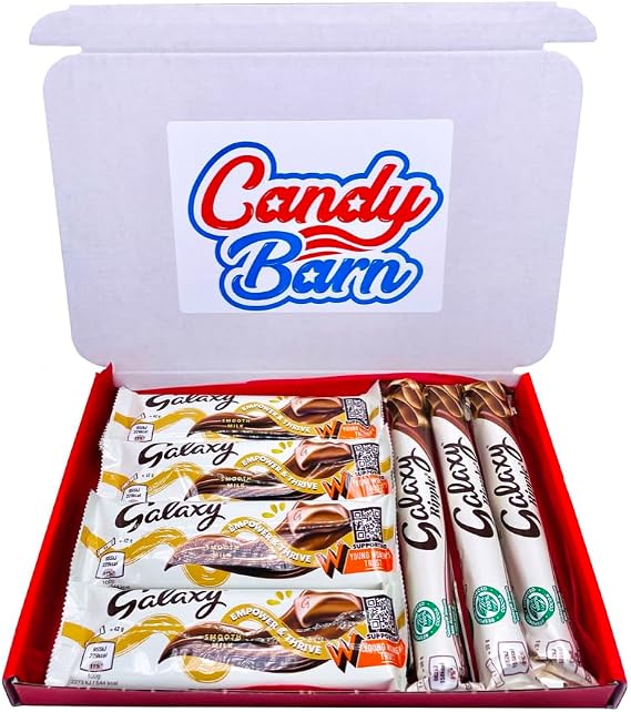 Galaxy Chocolate Selection Box, Milk Chocolate Gift Hamper with Galaxy Ripple and Galaxy Bars