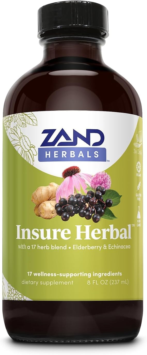 ZAND Insure Herbal Immune Support Liquid, 8-Ounce