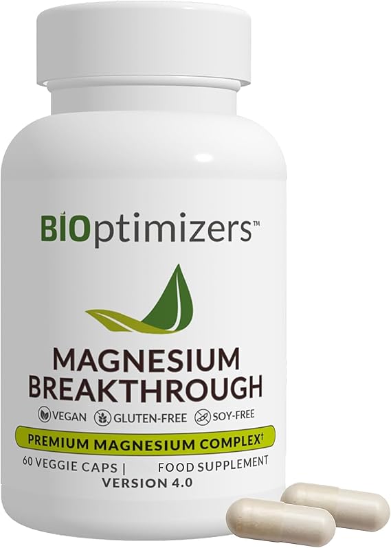 BIOptimizers Magnesium Breakthrough 4.0: 7-in-1 Magnesium Glycinate Complex