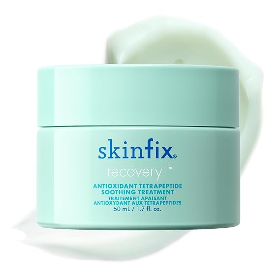 Skinfix Antioxidant Tetrapeptide Soothing Treatment - 1.7 oz - Overnight Face Mask - Visibly Calms Redness & Hydrates Skin - Non-Comedogenic - Vegan, Cruelty Free