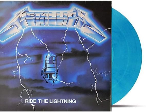 Ride The Lightning - Exclusive Limited Edition Electric Blue Colored Vinyl LP