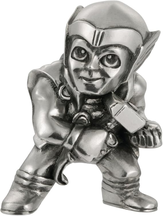 Royal Selangor Hand Finished Marvel Collection Pewter Thor Miniature Figurine