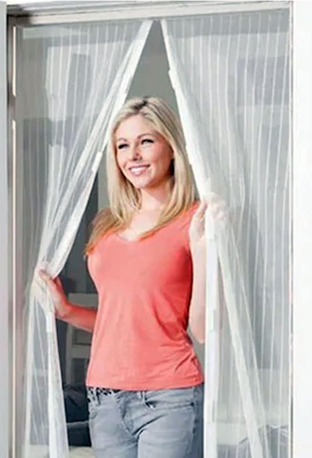 Mobee Fay-Tek 205 X 105 Cm Magnet Door Fly Screen Fly Mosquito Repellent Tulle Fly Screen 1410 V2