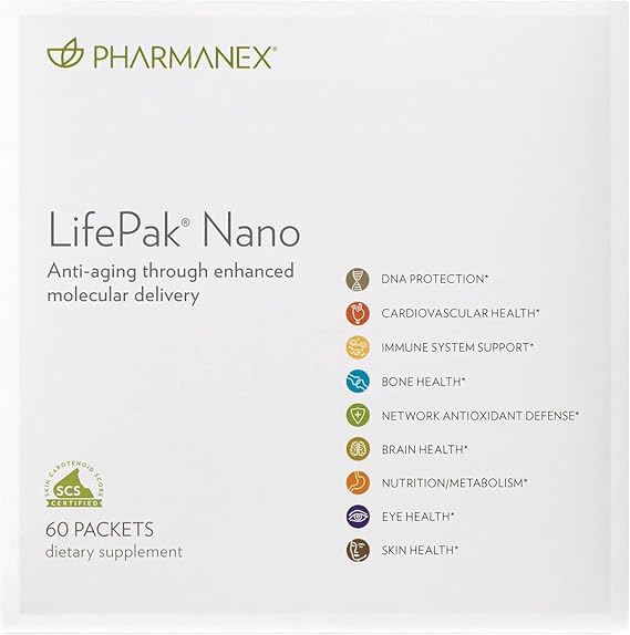 Nu Skin Pharmanex LifePak Nano | Daily Supplement | 60 Convenient Packets