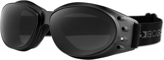 Bobster Cruiser 3, Matte Black Frame, Smoked, Amber, Clear & Smoked with Blue Revo Lens