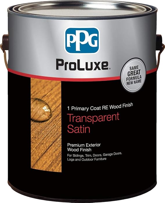 PPG ProLuxe 1 Primary R.E. Wood Finish, 1 Gallon, 045 Mahogany