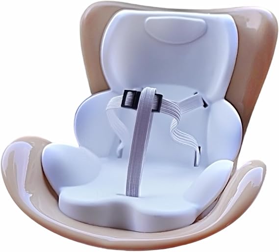 Car seat for Dolls,air Valve Clip Doll seat for car, Cute car Ornaments for Doll Display,Miniature Doll Accessories for Collectors & Interior Decoration, Brown