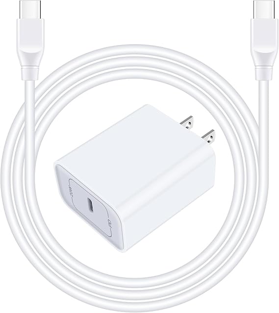 Pixel 10 9a 8 Fast Charger for Google Pixel 10a 10 Pro Fold 9a 9 Pro XL 8a | 8 Pro 7a 7 6a 6 5a 5 4a 4XL 3a 3,20W Fast USB C Wall Charger PD Power Adapter with 6ft Type C to C Cable for Samsung S26 S25