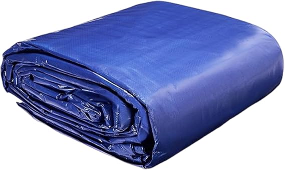 Heavy Duty Waterproof Tarp, 30 x 40 FT, Blue, 5MIL Thick, Multi-Purpose Cover for Construction, Vehicle and Outdoor Use, Large Tarp with Grommets, All-Weather Protection