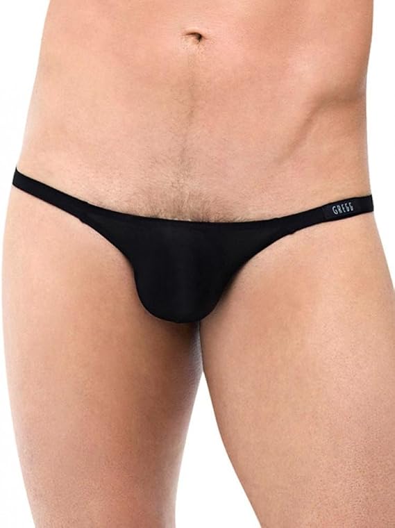 Gregg Homme Men's Torridz Hyperstretch Low Rise Thong, 87404, Black, XL