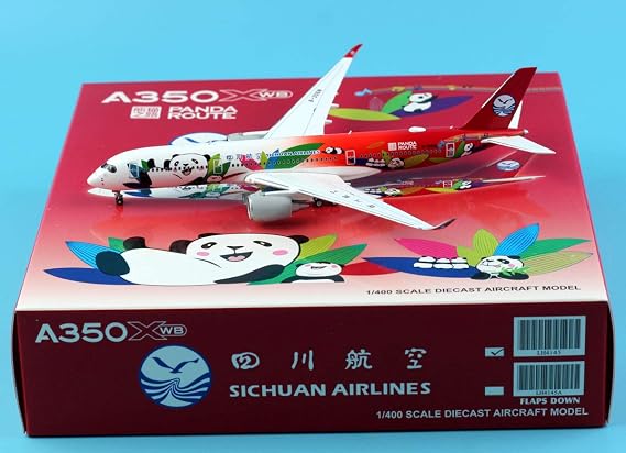 JC Wings 1:400 LH4145 Airbus A350-900XWB Sichuan Airlines Plane Reg#B-306N Diecast Aircraft Jet Model