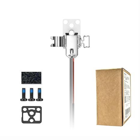 H2S Hotend 暖房組立キット Bambu Lab H2S 3Dプリンター用 H2S Hotend Assembly Extruder Parts クイックチェンジ ヒーターカートリッジとサーミスタ、ベースクリップ付き