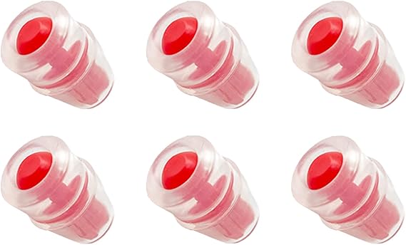6-Pack Bite Valve Replacement Sheath - Silicone Hydration Pack Bite Valve Nozzle Mouthpiece for Hydration Systems