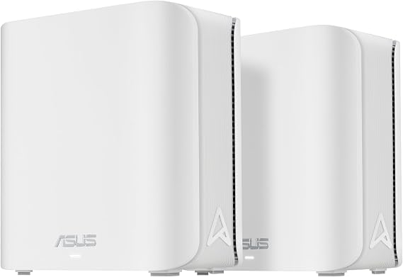 ASUS ZenWiFi BD4 Dual-band WiFi 7 Mesh, 3600 Mbps, 5100 sq.ft. (2pk), Dual 2.5G Ports, Security VPN and Parental Controls Included, Smart Home Master SSIDs