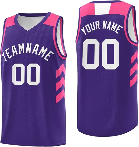 Custom Basketball Jersey for Men &Boy, Personalized Name Number Sports Basketball Jerseys Prefect Gifts for Fans