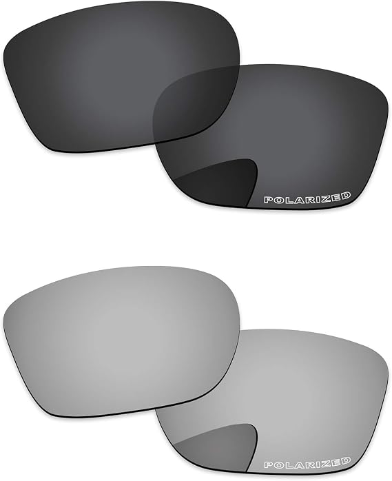 Polarized Lenses Replacement for Oakley Crossrange OO9361 Sunglasses Frame 2 Pairs Packed