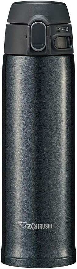 Zojirushi SM-TA48-BA Mug Bottle, 16.2 fl oz 480 ml, Black