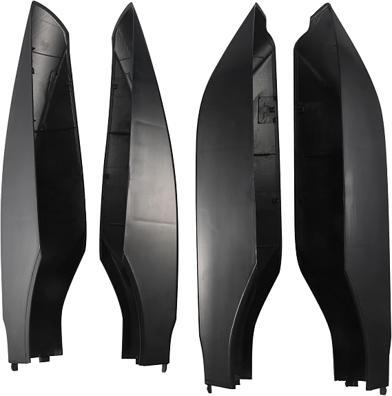 4Pcs/Set Black ABS Car Roof Rack Cover Rail End Shell Protect for Prado FJ150 2010-2019