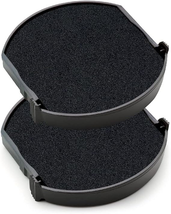 Trodat Replacement Ink Pads 6/4642 - Pack of 2 - Black Ink - for The Printy 6462