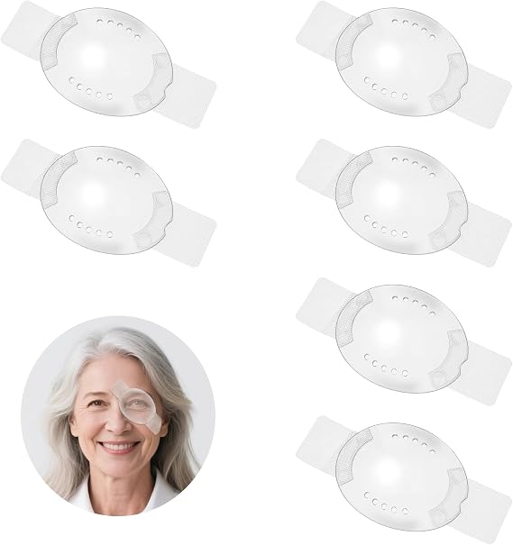 Eye Shield After Cataract Surgery, 6 Pcs Plastic Clear Eye Patch