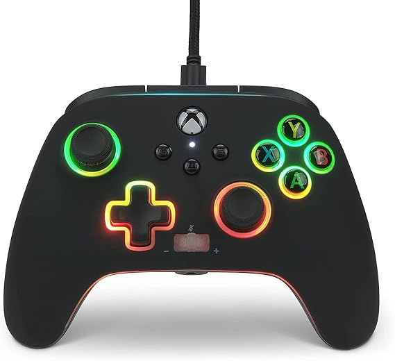 PowerA Spectra Infinity Enhanced Wired Controller for Xbox Series X|S, Wired Video Game Controller, Gamepad for Xbox X and S, Officially Licenced by Xbox, Black