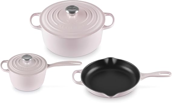 Le Creuset Enameled Cast Iron Signature Cookware Set, 5 pc., Shallot