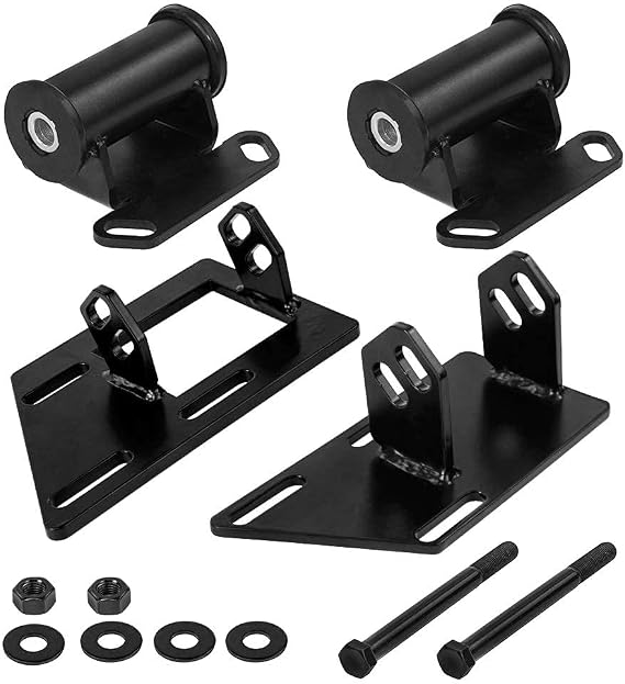 Weld Solid Steel LS Swap Motor Mounts SBC 350 S10 S15 V8 Engine Mounts
