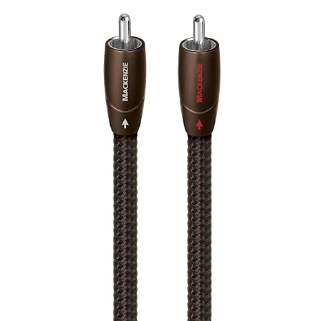 AudioQuest MacKenzie RCA Analog Audio Interconnect Cable with Braided Jacket - Pair (1.5m)