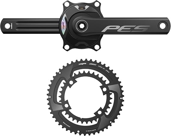 Magene 167.5mm Power Meter Crankset and QED 50/34 chainrings