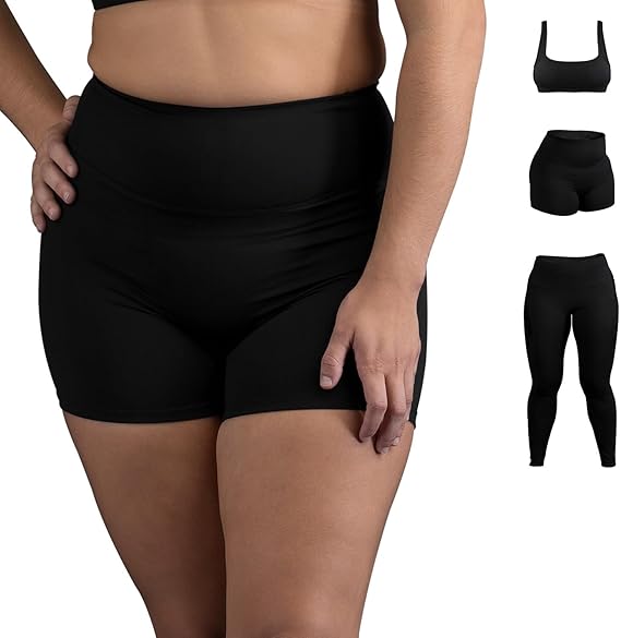 Gold BJJ Women's No-Gi Jiu Jitsu Gear: Leggings, Shorts, and Sports Bra