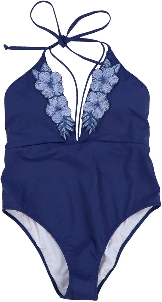 Victoria's Secret Pink Bathing Suit One Piece (Medium, Blue)