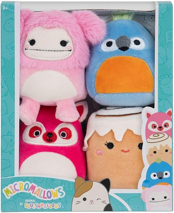Squishmallows Micromallows 4'lü Figür Paketi MM0006
