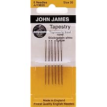 Colonial Needle (COM17) Tapestry Hand Needles-Size 20 6/Pkg