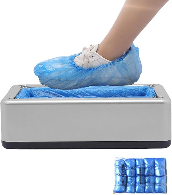 Automatic Shoe Dispenser, Shoes Covers Disposables Machine, Portable Shoe DispenserReusable Automatic Shose Wrapping Machine, for Family Gatherings Holiday Celebration