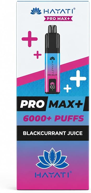 Hayati Ultra Pro Max Kit 6000+ Puffs, (Blackcurrant Juice) Smooth Draw & Long Lasting (NEXT DAY DELIVERY)