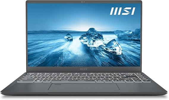 MSI Prestige 14 14" FHD Ultra Thin and Light Professional Laptop: Intel Core i7-1260P RTX 3050 16GB LPDDR4X 512GB NVMe SSD, Thunderbolt 4, MicroSD Card Reader, Win 11 Pro: Carbon Gray A12UC-006